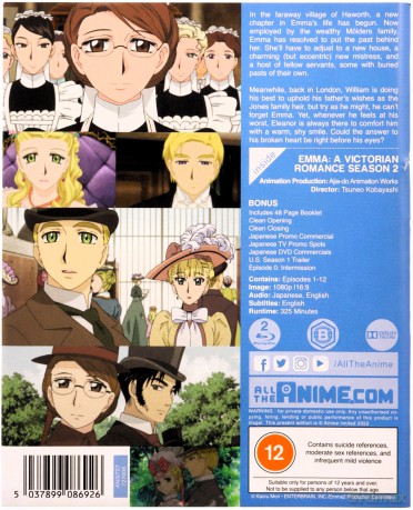 Emma - A Victorian Romance Season Two Collectors (Limited) [Blu-Ray]