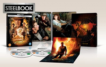 Indiana Jones And The Kingdom Of The Crystal Skull (Indiana Jones i Królestwo Kryształowej Czaszki) (steelbook) [Blu-Ray 4K]+[Blu-Ray]