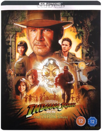 Indiana Jones And The Kingdom Of The Crystal Skull (Indiana Jones i Królestwo Kryształowej Czaszki) (steelbook) [Blu-Ray 4K]+[Blu-Ray]