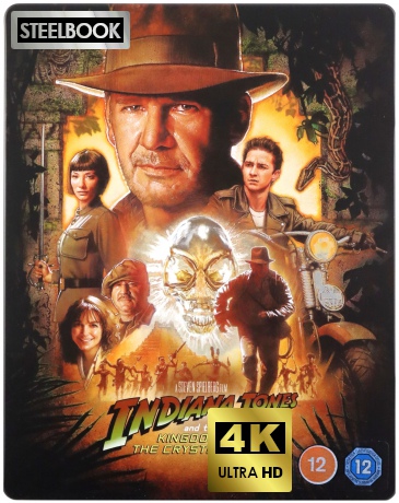 Indiana Jones And The Kingdom Of The Crystal Skull (Indiana Jones i Królestwo Kryształowej Czaszki) (steelbook) [Blu-Ray 4K]+[Blu-Ray]