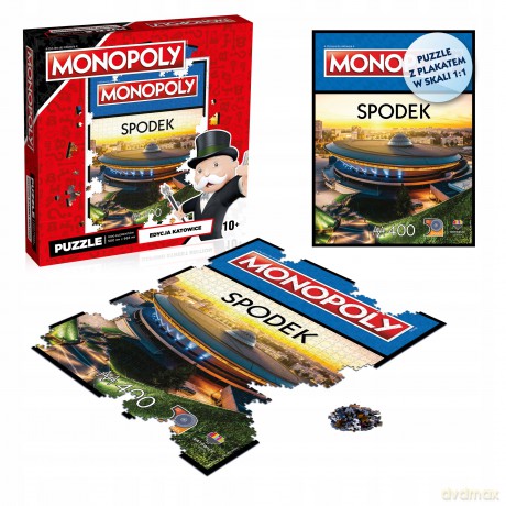 MONOPOLY SQUARE Katowice Spodek 1000 el. [PUZZLE]