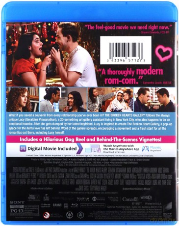 The Broken Hearts Gallery (Galeria złamanych serc) [Blu-Ray]
