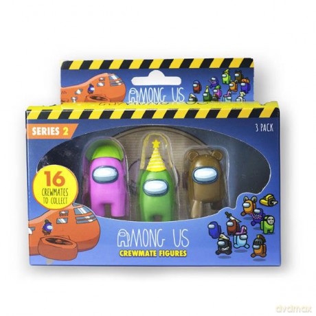 AMONG US Crewmate 3-pak w pudełku AU2221-B s2 [FIGURKA]
