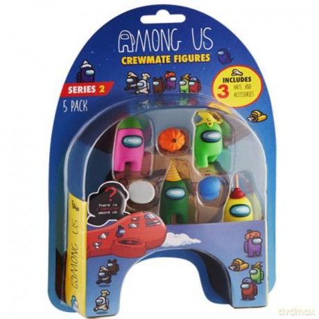 AMONG US Crewmate z akcesoriami 5-pak AU2240-H-A s2 [FIGURKA]