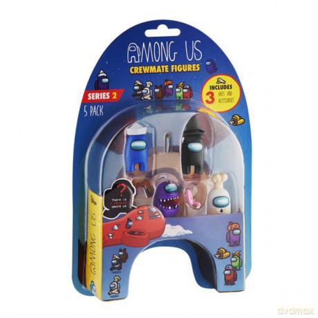 AMONG US Crewmate z akcesoriami 5-pak AU2240-H-B s2 [FIGURKA]