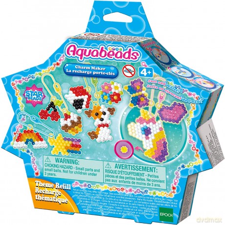 AQUABEADS Koraliki Gwiazdki czarujące zawieszki. Zestaw uzupełniający 31770