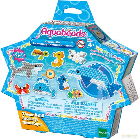 AQUABEADS Koraliki Gwiazdki Ocean. Zestaw uzupełniający 31769