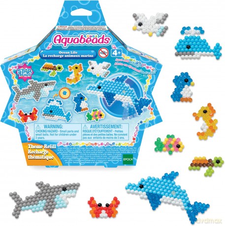 AQUABEADS Koraliki Gwiazdki Ocean. Zestaw uzupełniający 31769