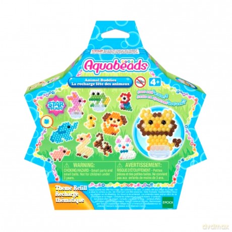 AQUABEADS Wesołe zwierzątka zestaw uzupełniający 31915