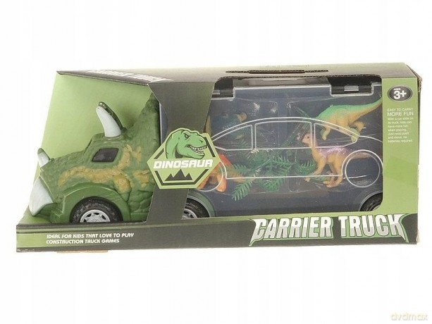 Transporter z dinozaurami i akcesoriami