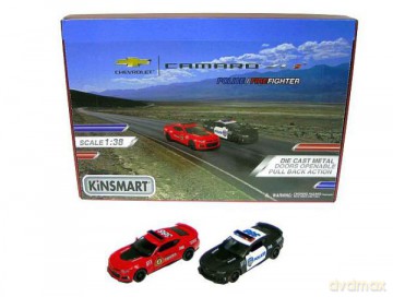 Auto Camaro ZL1 Police z napędem 1:36 KT5399DPR mix