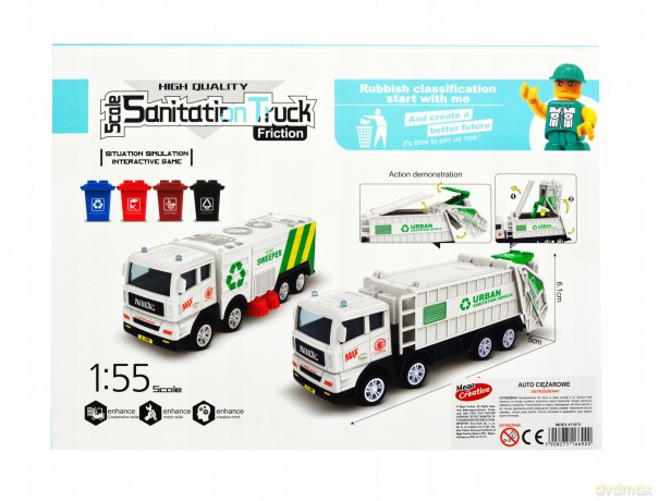 Auto ciężarowe mix śmieciarka 471075