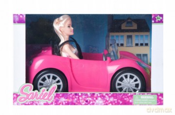 Auto dla lalki + akcesoria 32x20x20 cm