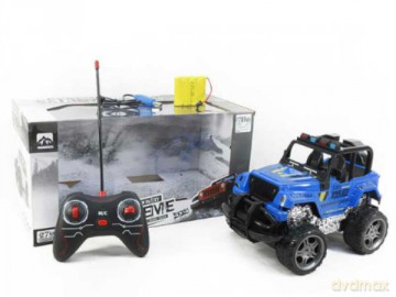 Auto na radio Jeep Policja (z ładowarką) BAR7882