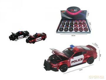 Auto Policyjne bump&open 12 cm napęd 2 kolory 6636-32P mix