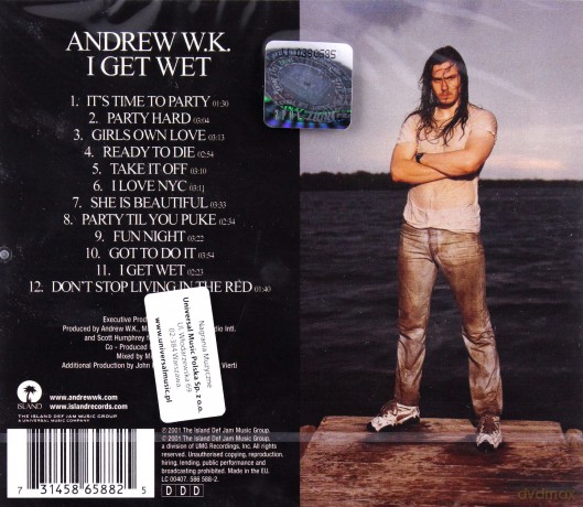 Andrew W.K: I Get Wet [CD]
