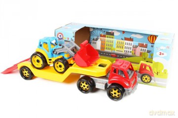 Auto Transporter z traktorem TechnoK 3916 mix