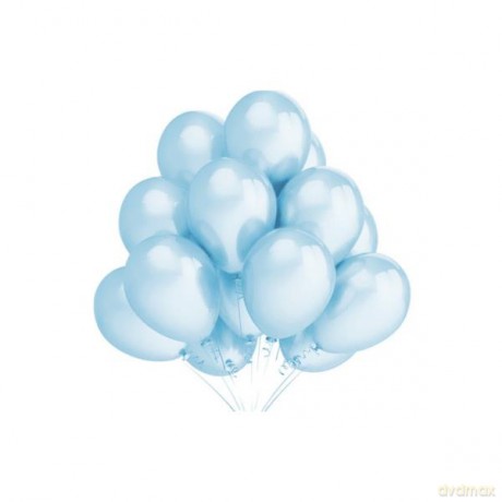 Balon A'5 B057 błękitny metalik 12'' (30 cm)