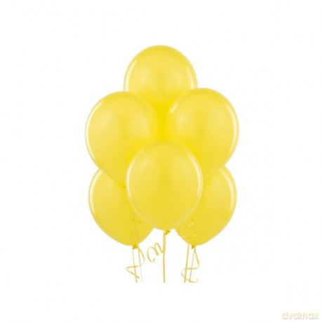 Balon A'5 B095 żółty metalik 12'' (30 cm)