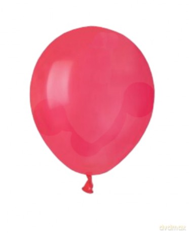 Balon A50 pastel 5" czerwone 05/100 szt