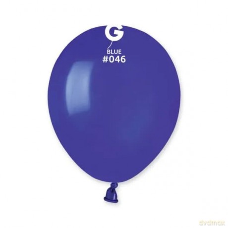 Balon A50 pastel 5" granatowe 46/100 szt