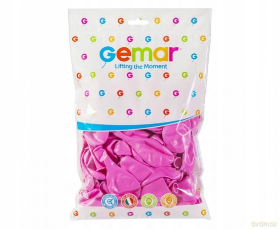 Balon A50 pastel 5" różowe 06/100 szt