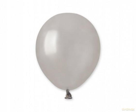 Balon AM50 metal 5" - "srebrny" 38/100 szt.