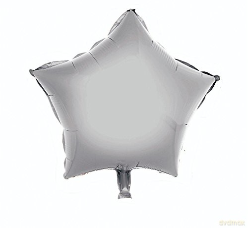 Balon foliowy B&C Gwiazda srebrna 19"