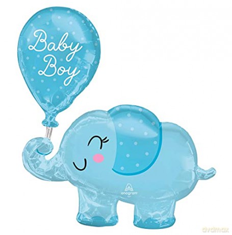 Balon foliowy słonik Baby Boy 73x78 cm 4312375