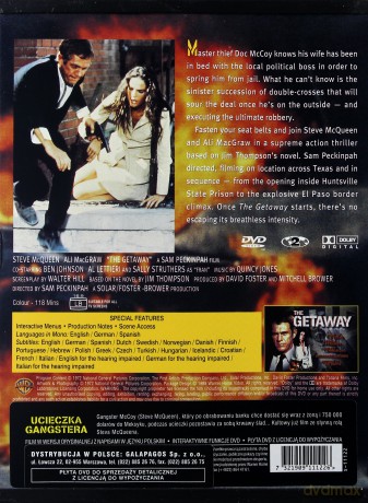 Ucieczka gangstera edycja specjalna [DVD]