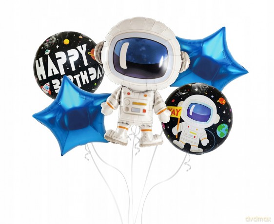 Balon foliowy zestaw Kosmos 5 szt BZ-HKOS