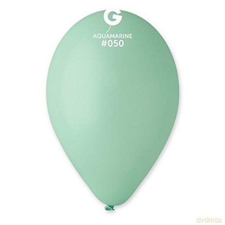 Balon G110 pastel 12" turkusowo-zielone 50/100 szt macaron