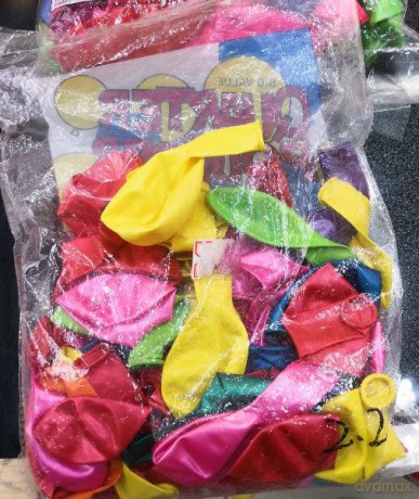Balony 10'' mix kolorów brokat