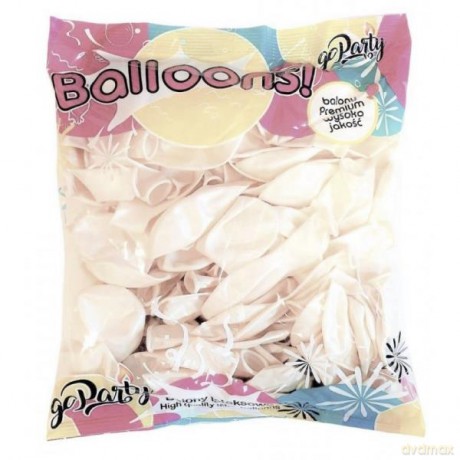 Balony B026 perłowy metalik 80 szt 12" 30 cm