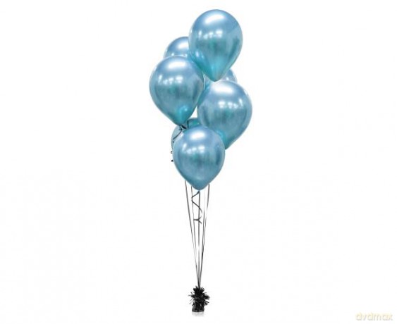 Balony Beauty&Charm platynowe niebieskie 12"/50 szt