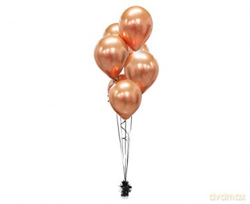 Balony Beauty&Charm platynowe/miedziane 12"/7szt