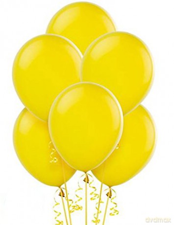 Balony G90 pastel 10' żółte 02/100