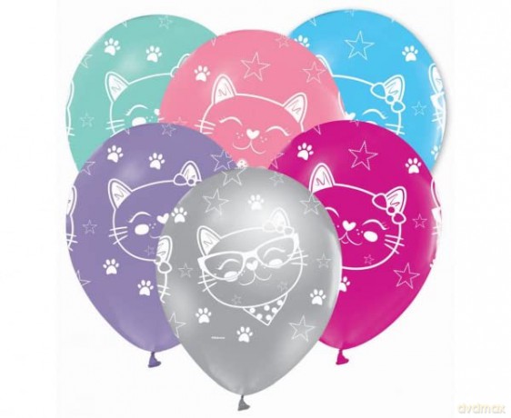 Balony Koty 12" 5 szt