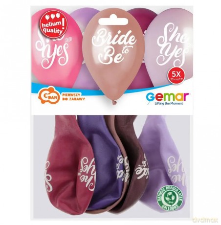 Balony Premium Hel Ladies Night 5 szt