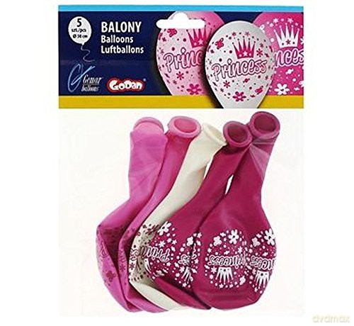 Balony premium Księżniczki 12" op5 szt wiszące GB/PG32