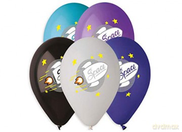 Balony Premium Space (rakieta) 13cali 5 szt.