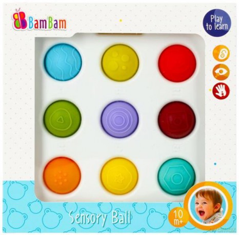BAM BAM Tablica sensoryczna z kulkami