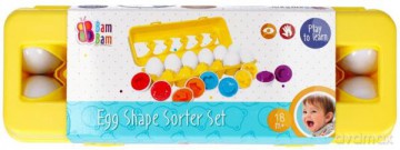 BAM BAM Zabawka edukacyjna Sorter Jajka