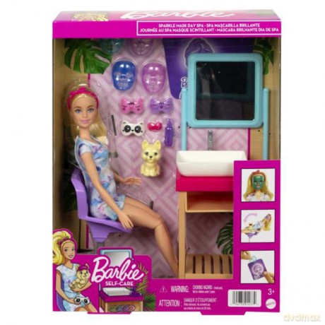 Barbie Domowe SPA Zestaw maseczka H cm82