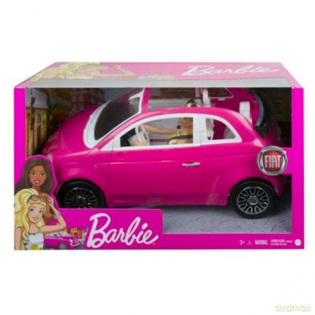 Barbie Lalka + Fiat 500 GXR57 Mattel