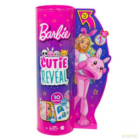 Barbie Lalka Cutie Reveal Króliczek HHG19 HHG18