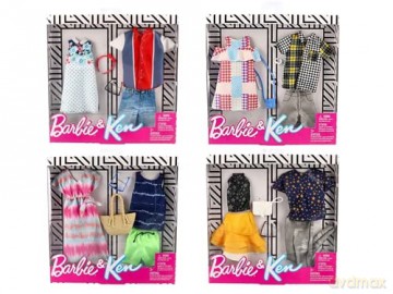 Barbie Ubranka Barbie i Ken GHX68 mix