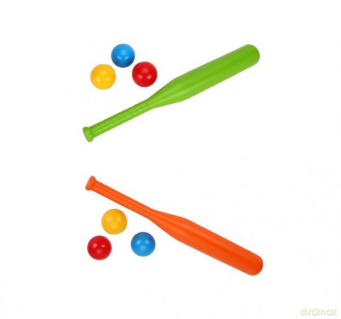 Baseball zestaw do gry w siatce TechnoK 49688 mix