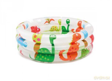 Basen dmuchany 61x22 cm 3-komorowy w pudełku 57106