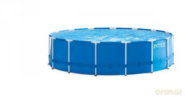 Basen stelażowy 457 cmx122 cm z pompą 12V 28242GN